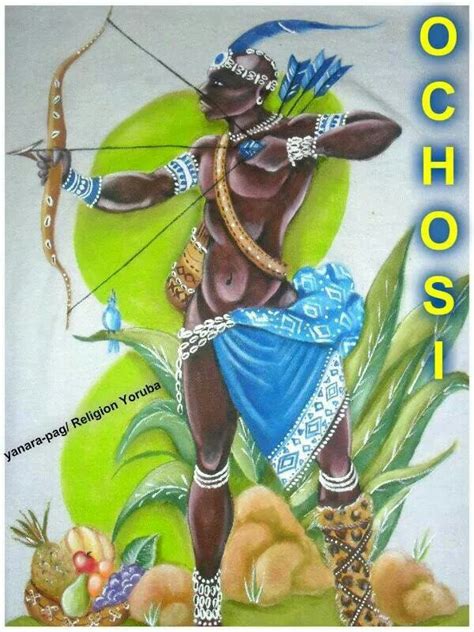 Ochosi Arte De áfrica Mitología Yoruba Religión Yoruba