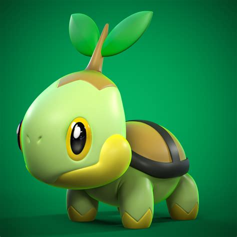 Archivo Stl Pokemon Turtwig 🐉・plan De Impresión En 3d Para Descargar・cults