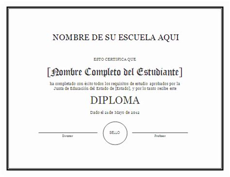 50 Formatos De Diplomas Para Modificar