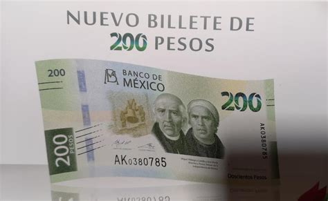 Billete De Pesos Banxico Presenta Nuevo Modelo Sin Sor Juana
