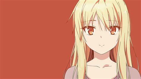 Tapety twarz ilustracja blond Proste tło Anime Dziewcząt anime rysunek usta Sakurasou