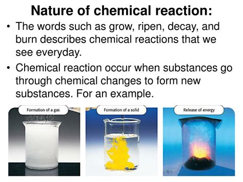 Ppt Nature Of Chemical Reaction Powerpoint Presentation Free