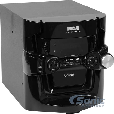 RCA RS3965SB 5 Disc CD Player AM FM Radio Bluetooth Stereo System