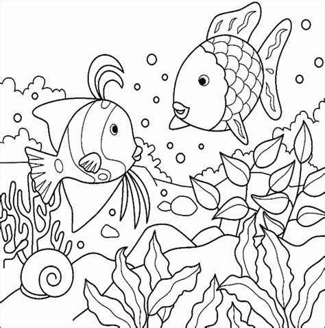 Print And Download Cute And Educative Fish Coloring Pages