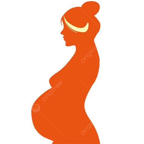 pregnant women clipart hd png orange pregnant women pregnant clipart the best porn website