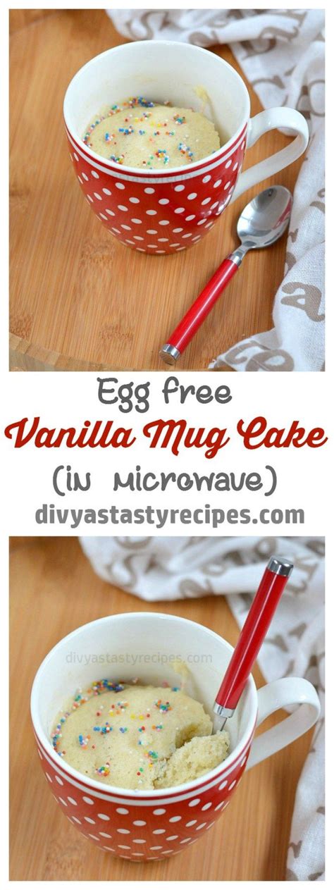 It's even more delicious with a scoop of vanilla ice cream. Vanilla Mug Cake, Eggless Vanilla Mug Cake in Microwave ...