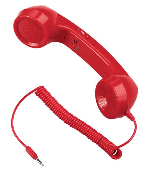 Retro Phone Handset Red 840853111061 Ebay