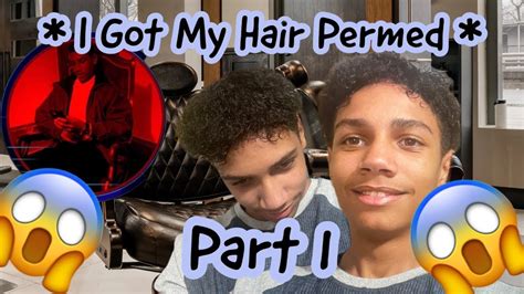 Getting My Hair Permed Part 1 Youtube