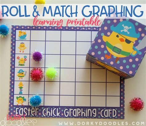 Easter Chicks Roll And Match Graphing Game Beginner Math And Graphing