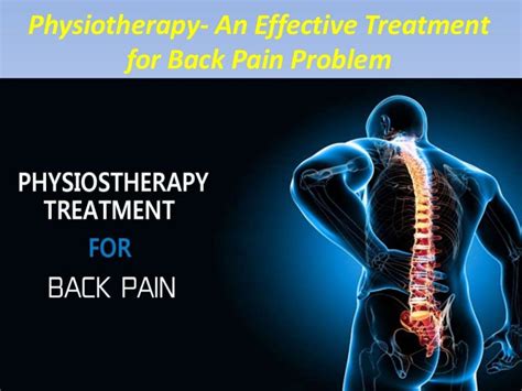 Physiotherapy An Effective Treatment For Back Pain Problem