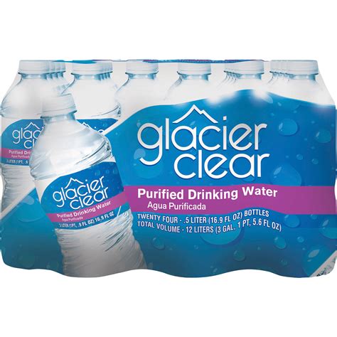 Glacier Clear Purified Bottled Water