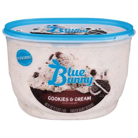 Blue Bunny Cookies And Cream Ice Cream Shop Ice Cream At H E B