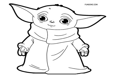 Scary coloring pages coloring pages for boys coloring book pages coloring sheets simple coloring pages free disney coloring pages kids colouring free adult coloring simpsons. Baby Yoda Coloring Page Free Printable - Funsoke