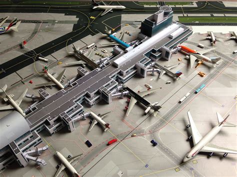 Diorama Airport Miniature Look A Like Products Webshop Terminal