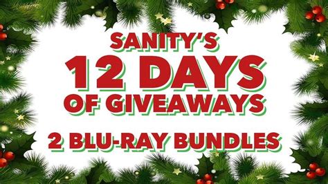 Win 1 Of 2 200 Blu Ray Bundles Sanitys 12 Days Of Giveaways Blu Ray Blu Bundles