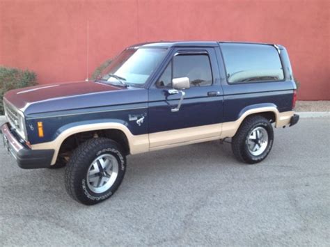 1985 Ford Bronco Ii Eddie Bauer Edition 4x4 5 Speed Ac Classic Ford