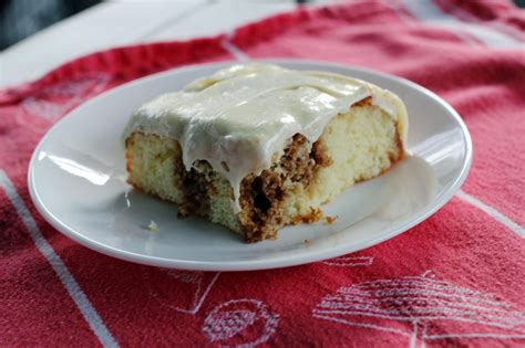 Cinnamon Roll Poke Cake Slutty Food Blog