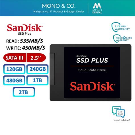 Sandisk Ssd Plus 2 5 Ssd Internal Solid State Drive 1tb 480gb 240gb 120gb Free Sata Cable