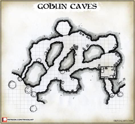Goblin Caves Dndmaps Dungeon Maps Fantasy Map Gaming Wallpapers