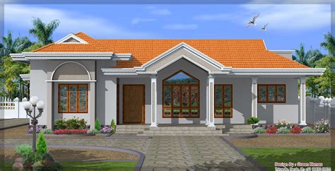 Bungalow Bedroom Single Story Modern House Plans Popular New
