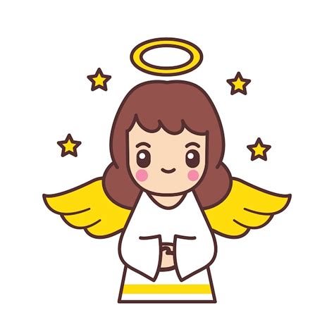 Premium Vector Cute Angels Cartoon