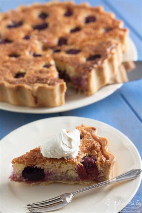 Cherry And Coconut Bakewell Tart Recipes Made Easy