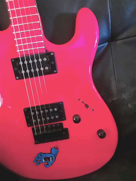 Dean Custom Zone 2 Hb Electric Guitar Florescent Pink Final Reverb