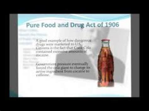 The pure food and drug act of 1906 was a key piece of progressive era legislation, signed by president theodore roosevelt on the same day as the federal meat inspection act. History Final Projuct! timeline | Timetoast timelines