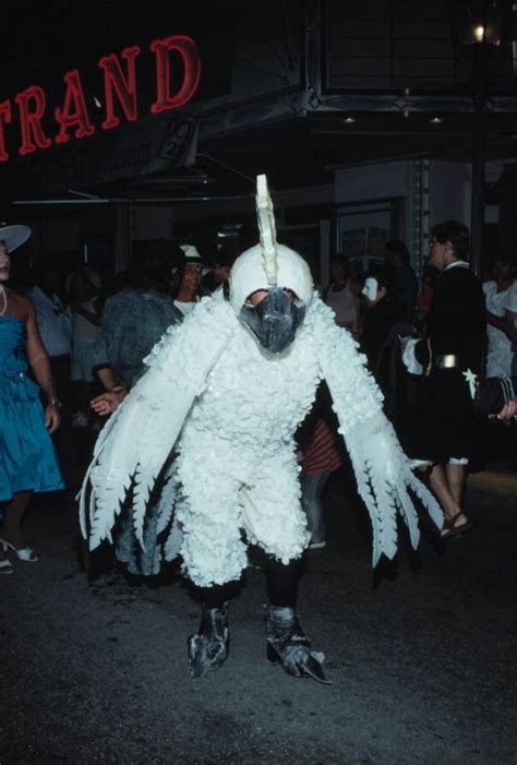 Florida Memory Person Dressed In Costume On Duval Street During Fantasy Fest 1988 Key West
