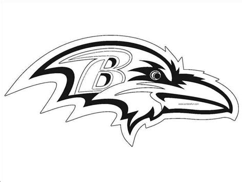Baltimore Ravens Coloring Page In 2020 Baltimore Ravens Nfl Logo
