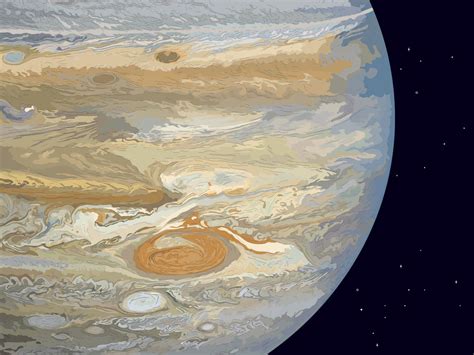 The Jupiter Close Up Close Up Graphic Jupiter