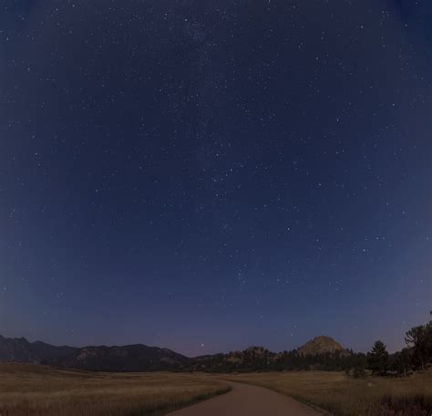 Free Images Landscape Glowing Road Star Milky Way Cosmos