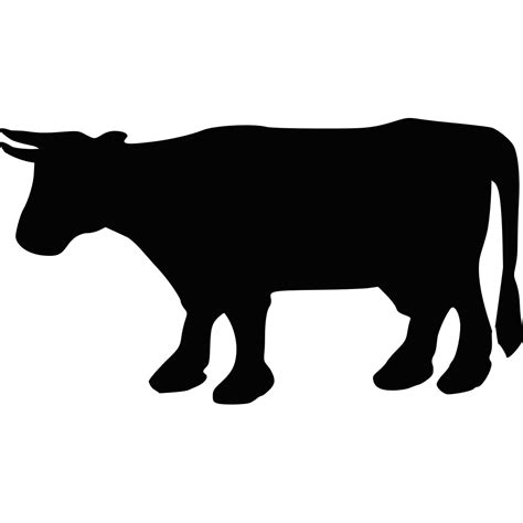 Cow Silhouette 1 Svg Clip Arts Download Download Clip Art Png Icon Arts