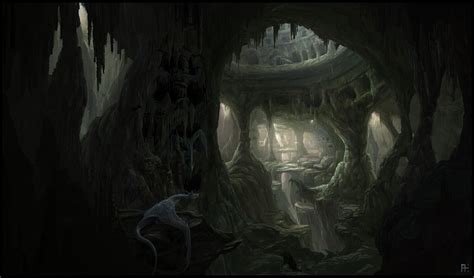 Dragon Cave Alexander Pohl Dragon Cave People Art Fantasy Landscape