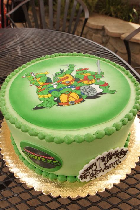 Ninja Turtle Birthday Cake Designs Xcitefunnet