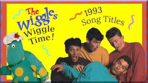 The Wiggles Wiggle Time 1993 Song Titles Youtube