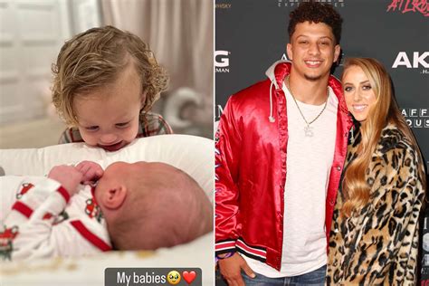Brittany Mahomes Shows Sterling And Bronze In Christmas Pajamas Photo