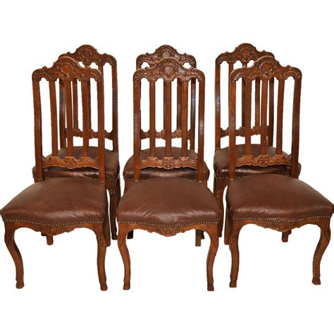 Vintage French Provincial Dining Room Chairs, Set of Six from thegatz ...