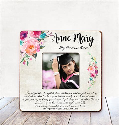 From birthdays to leaving dos, we have a stellar selection of unique gifts for him. Niece Graduation Gift from Aunt Niece Personalized Picture ...