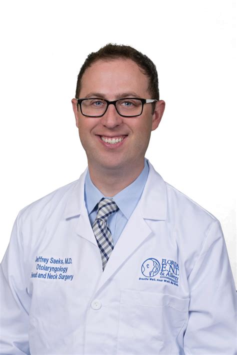 Dr Jeffrey M Saeks ENT Doctor Tampa FL Brandon Riverview