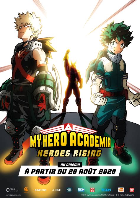 Le film My Hero Academia Heroes Rising au cinéma en France
