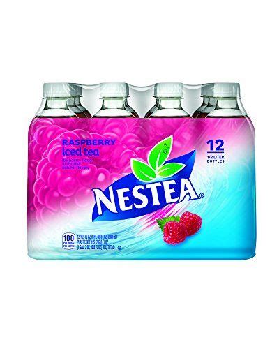 Nestea Iced Tea Raspberry 169 Ounce Plastic Bottles Pack Of 12