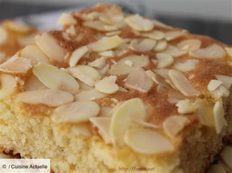 Gâteau aux amandes découvrez les recettes de Cuisine Actuelle