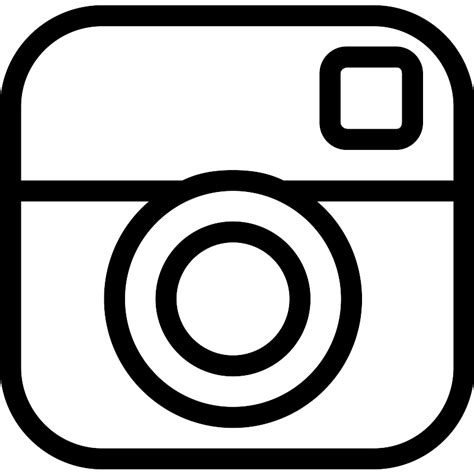 Instagram Logo Black And White Outline Amashusho Images Kulturaupice