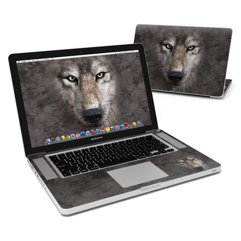 Macbook Pro 15in Skin Grey Wolf By The Mountain Decalgirl