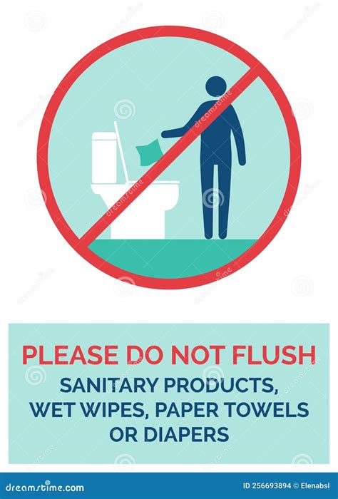 do not flush sanitary towels in the toilet do not throw items down the lavatory woman flushing