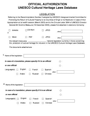 official letter format  government printable