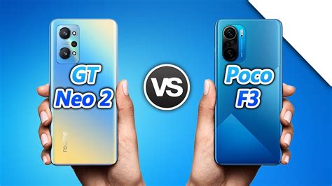 مقارنة Xiaomi Poco F3 و Realme Gt Neo2