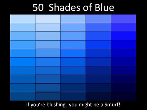 Picture Wit Can You Picture Wit Blue Shades Colors Shades Of Blue