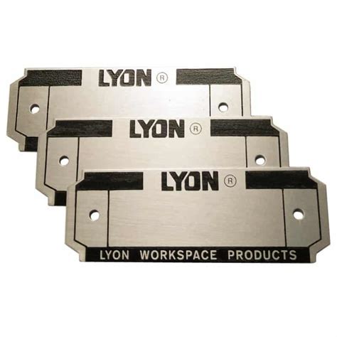 Nf5829blank Blank Metal Locker Number Plate Lyon